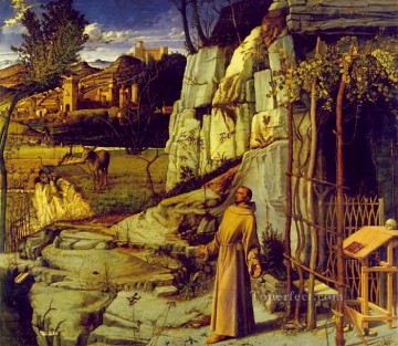  francis arte - San Francisco en éxtasis Renacimiento Giovanni Bellini